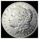 1892-CC Silver Morgan Dollar CHOICE AU