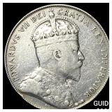 1906 Canada Silver 50 Cents