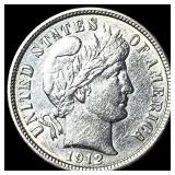 1912 Barber Dime UNCIRCULATED