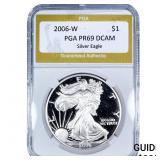 2006-W Silver Eagle PGA PR69 DCAM