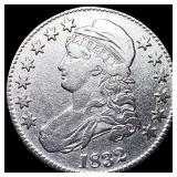 1832 Capped Bust Half Dollar NEARLY UNCIRCULATED