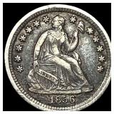 1856-O Silver Half Dime NEARLY UNCIRCULATED