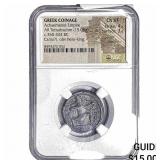 Achaemenid 350-333 BC Silver Tetradrachm NGC Ch V