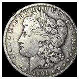 1901 Silver Morgan Dollar LIGHTLY CIRCULATED