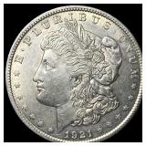 1921 Silver Morgan Dollar CLOSELY UNCIRCULATED
