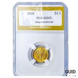 1926 Sesquincentennial $2.50 Gold Quarter Eagle PG