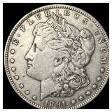 1891-O Silver Morgan Dollar LIGHTLY CIRCULATED