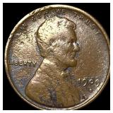 1909-S Lincoln Wheat Cent LIGHTLY CIRCULATED