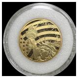 2025 Cook Islands 1/2 oz Gold $25 Liberty CHOICE P