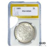 1885 Morgan Silver Dollar PGA MS64
