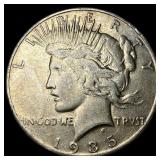 1935-S Silver Peace Dollar LIGHTLY CIRCULATED