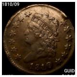 1810/09 Classic Head Large Cent HIGH GRADE