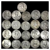[21 Coins] 1920-1963 U.S. Mixed 50C Lot