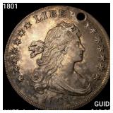 1801 Draped Bust Dollar CLOSELY UNCIRCULATED
