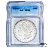1898-S Morgan Silver Dollar ICG AU53