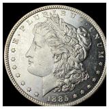 1885 Morgan Silver Dollar GEM BU