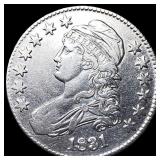 1831 Capped Bust Silver Half Dollar NEARLY UNCIRCU