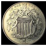 1866 Shield Nickel CLOSELY UNCIRCULATED