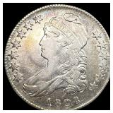 1808 Capped Bust Half Dollar NEARLY UNCIRCULATED