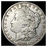 1894-O Silver Morgan Dollar NEARLY UNCIRCULATED