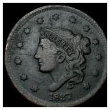 1837 Coronet Head Large Cent LIGHTLY CIRCULATED