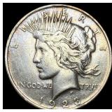 1923 Silver Peace Dollar CLOSELY UNCIRCULATED