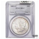 1880-CC Morgan Silver Dollar PCGS MS65