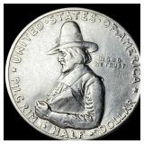 1920 Silver Half Dollar Pilgrim Tercentenary CHOIC