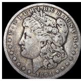 1894-O Silver Morgan Dollar LIGHTLY CIRCULATED
