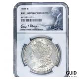1883 Morgan Silver Dollar NGC BU
