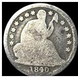 1840-O Silver Half Dime NICELY CIRCULATED