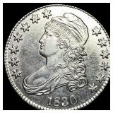 1830 Capped Bust Half Dollar UNCIRCULATED
