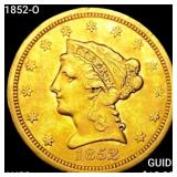 1852-O $2.50 Gold Quarter Eagle CHOICE AU