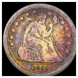 1861 Seated Liberty Quarter NICELY CIRCULATED