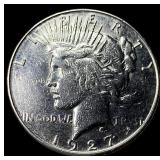 1927-S Silver Peace Dollar CLOSELY UNCIRCULATED