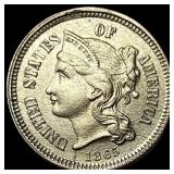 1865 Nickel Three-Cent Piece UNCIRCULATED
