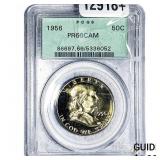 1956 Franklin Half Dollar PCGS PR66 CAM