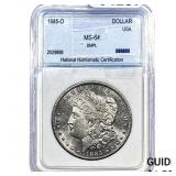 1885-O Morgan Silver Dollar NNC MS64 DMPL
