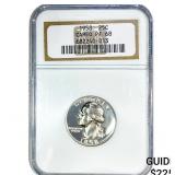 1958 Washington Silver Quarter NGC PF68