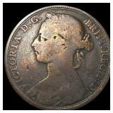 1891 Great Britain Bronze 1 Penny