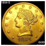 1854-S $10 Gold Eagle UNCIRCULATED