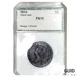 1812 Classic Head Large Cent PCI FN15