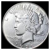 1926 Silver Peace Dollar CLOSELY UNCIRCULATED