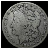 1894-S Morgan Silver Dollar LIGHTLY  CIRCULATED