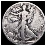 1919-S Silver Walking Liberty Half Dollar NICELY C