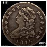 1815 Capped Bust Quarter ABOUT UNCIRCULATED