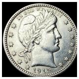 1915 Barber Quarter Dollar UNCIRCULATED