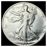 1927-S Silver Walking Liberty Half Dollar CLOSELY