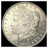 1891-S Silver Morgan Dollar CHOICE BU