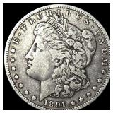 1891-O Silver Morgan Dollar NEARLY UNCIRCULATED